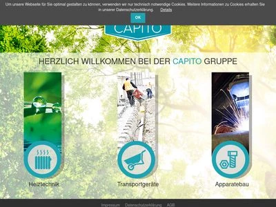 Website von Capito GmbH & Co. KG