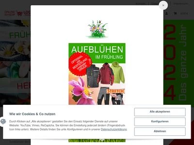 Website von Lochmann Berufskleidung GmbH