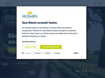 Website von KRÖSWANG GmbH