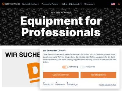 Website von Schneider GmbH