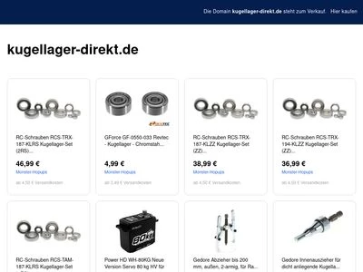Website von Kugellager-Direkt e.K.