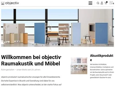 Website von objectiv GmbH & Co. KG