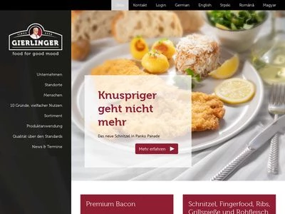 Website von Gierlinger Holding GmbH