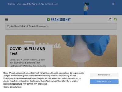 Website von Dieckhoff & Ratschow Praxisdienst GmbH & Co.KG