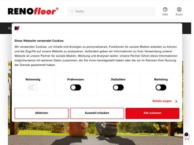 Website von RENOfloor GmbH