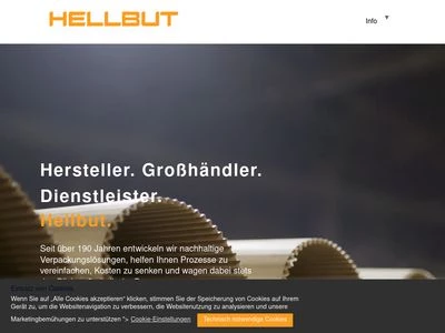 Website von Hellbut & Co. GmbH