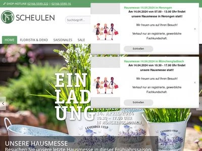 Website von H.U. Scheulen GmbH & Co. KG