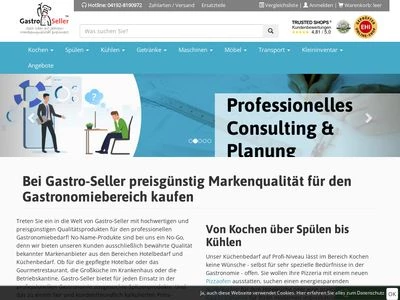 Website von Cramer GastronomieSysteme GmbH