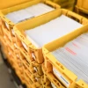 Tägliche Anlieferung aller Sendungen im Briefzentrum der Deutschen Post AG