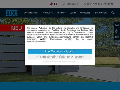Website von ELKA - Torantriebe GmbH u. Co. Betriebs KG