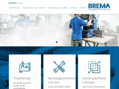 Website von BREMA-WERK GmbH & Co. KG