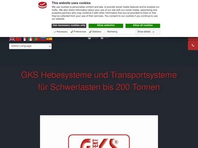 Website von GKS-PERFEKT - Georg Kramp GmbH & Co. KG