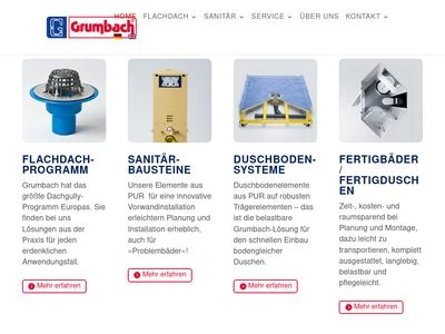 Website von Karl Grumbach GmbH & Co. KG