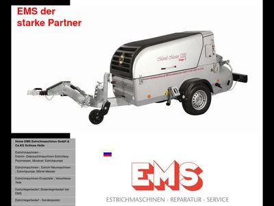 Website von EMS Estrichmaschinen GmbH & Co.KG