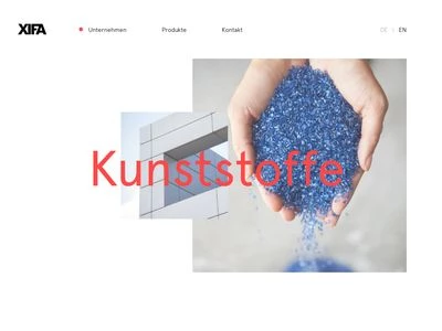 Website von XIFA Kunststoff-Vertrieb GmbH