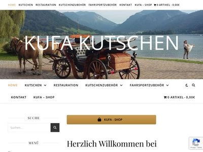 Website von Kufa Kutschen