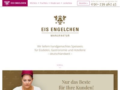 Website von Eis Engelchen GmbH