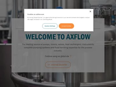 Website von AxFlow GmbH