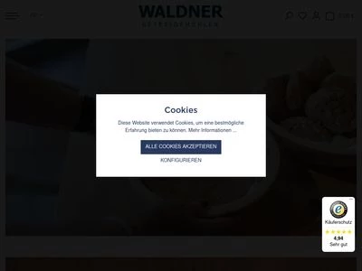 Website von Waldner biotech GmbH