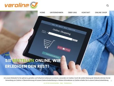 Website von Veroline GmbH