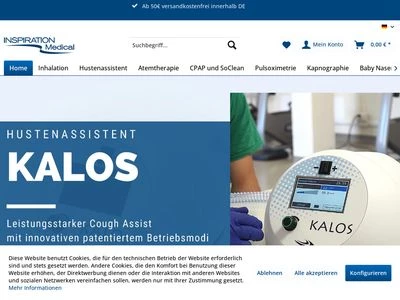 Website von INSPIRATION Medical GmbH