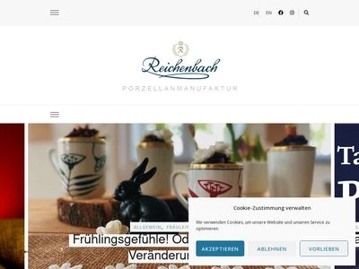 Website von Porzellanmanufaktur Reichenbach GmbH