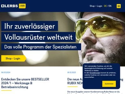 Website von Rubix GmbH