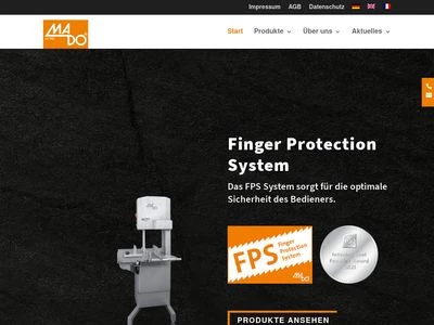 Website von MADO GmbH