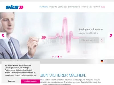 Website von eks Engel GmbH & Co. KG