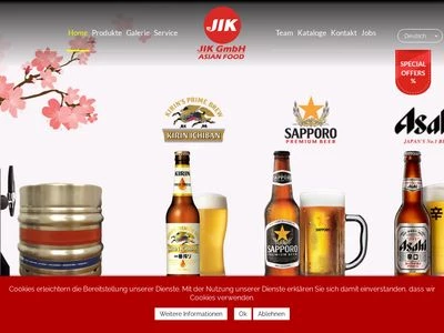 Website von JIK GmbH