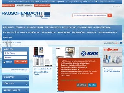Website von Kältetechnik Rauschenbach GmbH