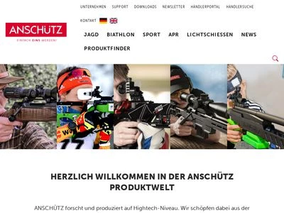 Website von J.G. ANSCHÜTZ GmbH & Co.KG