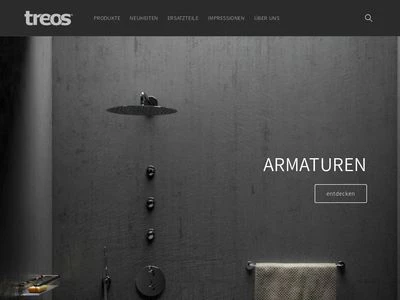 Website von Treos GmbH