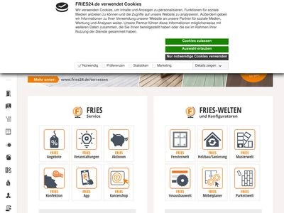 Website von Johannes FRIES GmbH & Co KG