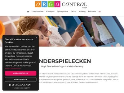Website von OrgaControl GmbH