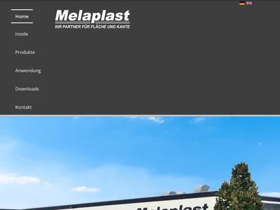 Website von Melaplast GmbH