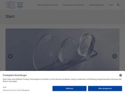 Website von Feinoptische Werkstatt Trabert GmbH