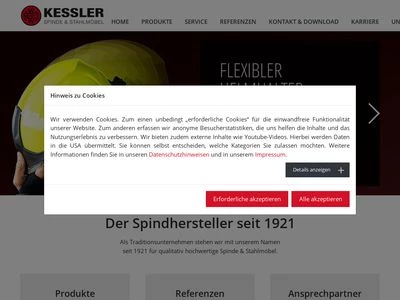 Website von Kessler & Söhne Württ. Eisenwerk GmbH & Co. KG