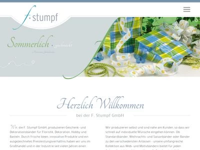 Website von F. Stumpf GmbH