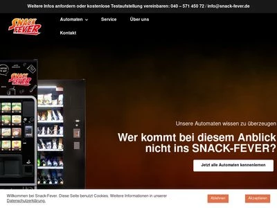 Website von Snack-Fever GmbH