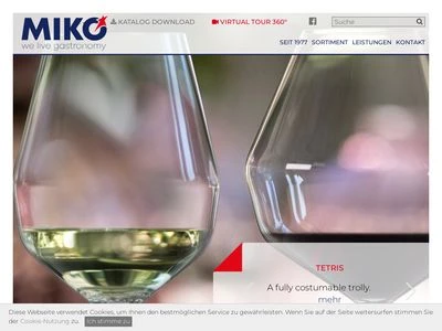 Website von MIKO GmbH