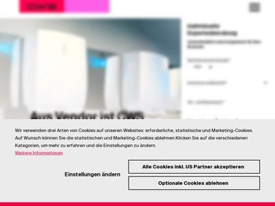 Website von Vendor GmbH