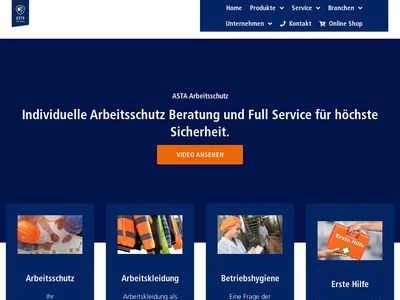 Website von ASTA GmbH & Co. KG
