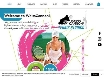Website von Weiss Cannon Siegfried Weiss e.K.