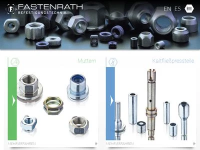 Website von FASTENRATH Befestigungstechnik GmbH