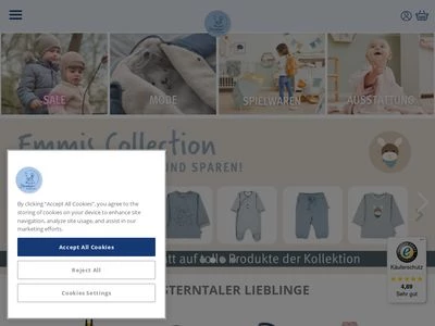 Website von Sterntaler GmbH