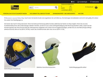 Website von Gerd Schillings GmbH & Co. KG
