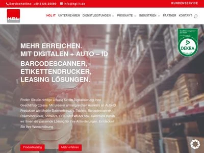 Website von H.g.l. GmbH