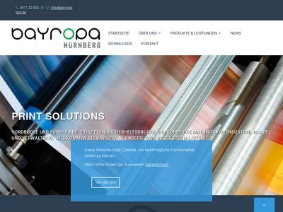 Website von Bayropa Jung GmbH & Co. KG