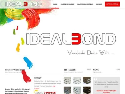 Website von IDEALBOND GmbH